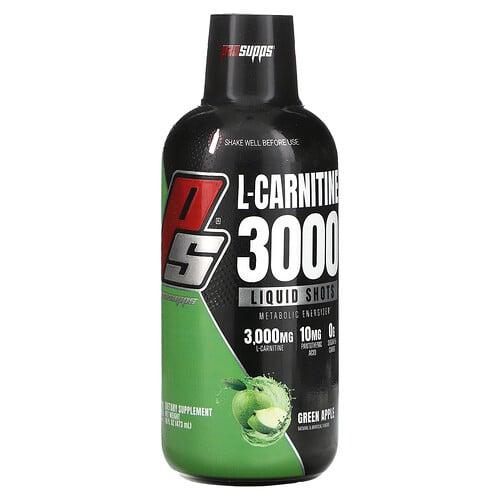 프로섭스 ProSupps, L-카르니틴 3000 리퀴드 샷, 그린 애플, 473ml(16fl oz) 상품 이미지