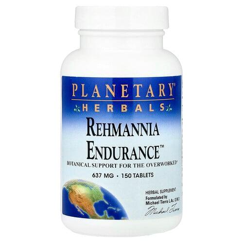 플랜터리 허벌 Planetary Herbals, 지황 Endurance™, 150정