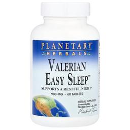 플랜터리 허벌 Planetary Herbals, 발레리안 Easy Sleep™, 60정
