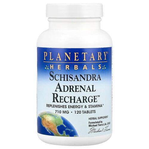 플랜터리 허벌 Planetary Herbals, 오미자 Adrenal Recharge™, 120정