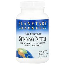 플랜터리 허벌 Planetary Herbals, Full Spectrum™ 쐐기풀, 420mg, 120정