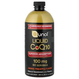 퀴놀 Qunol, 액상 CoQ10, 오렌지 파인애플, 600ml(20.3fl oz)