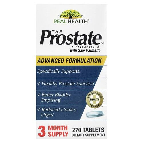 힐 헬스 Real Health, The Prostate Formula, 쏘팔메토 함유, 270정
