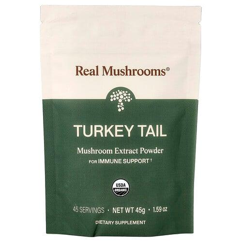 Real Mushrooms, 구름버섯, 유기농 버섯 추출물 분말, 45g(1.59oz) 상품 이미지