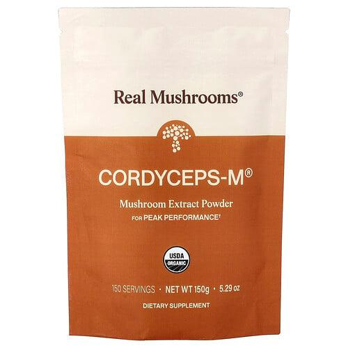Real Mushrooms, 동충하초-M, 유기농 버섯 추출물 분말, 150g(2.12oz)