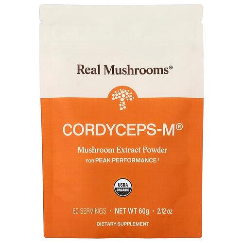 Real Mushrooms, Cordyceps-M®, 버섯 추출물 분말, 60g(2.12oz)