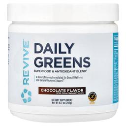 리바이브 Revive, 데일리 그린스, 초콜릿, 260g(9.17oz)