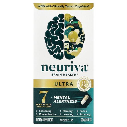쉬프 Schiff, Neuriva® 두뇌 건강, 울트라, 캡슐 60정