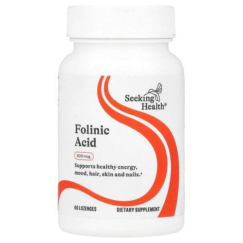 Seeking Health, 폴린산, 800mcg, 사탕 정제 60정 상품 이미지