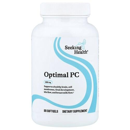Seeking Health, 옵티멀 PC, 800mg, 소프트젤 90정