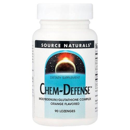 소스 네츄럴 Source Naturals, Chem-Defense™, 오렌지, 사탕 정제 90정