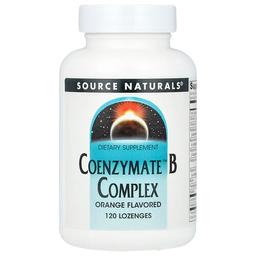 소스 네츄럴 Source Naturals, Coenzymated™ B 복합체, 오렌지, 사탕 정제 120정