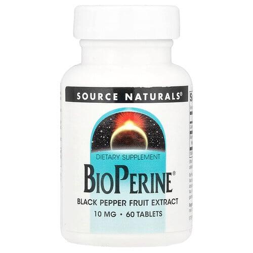 소스 네츄럴 Source Naturals, BioPerine®, 60정