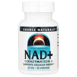 소스 네츄럴 Source Naturals, NAD+, 코엔자임화 B-3, 사탕 정제 30정