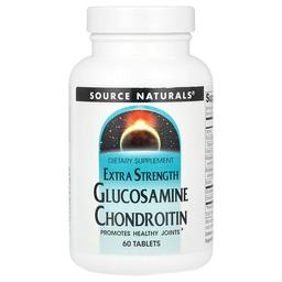 소스 네츄럴 Source Naturals, 글루코사민 콘드로이틴, 60정