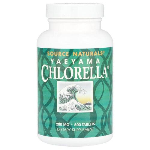 소스 네츄럴 Source Naturals, Yaeyama Chlorella®, 600정,(1정당 20mg) 상품 이미지