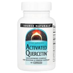 소스 네츄럴 Source Naturals, Activated Quercetin™, 캡슐 50정