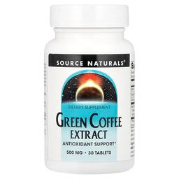 소스 네츄럴 Source Naturals, 녹색 커피 추출물, 30정(1정당 500mg)