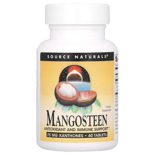 소스 네츄럴 Source Naturals, 망고스틴, 60정