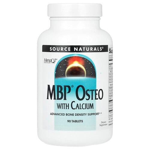 소스 네츄럴 Source Naturals, 칼슘 함유 MBP® Osteo, 90정