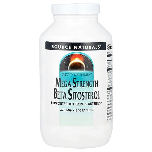 소스 네츄럴 Source Naturals, 메가 스트렝스 베타 시토스테롤, 240정