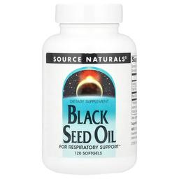 소스 네츄럴 Source Naturals, 블랙씨드오일, 소프트젤 120정(소프트젤 1정당 500mg)