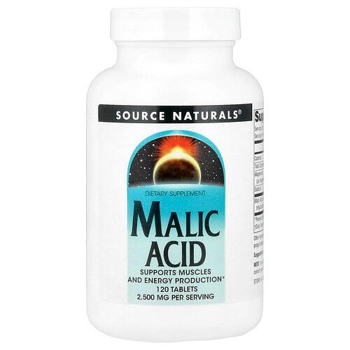 소스 네츄럴 Source Naturals, 말산, 2,500mg, 120정 상품 이미지