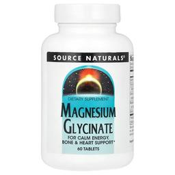 소스 네츄럴 Source Naturals, 마그네슘 글리시네이트, 60정