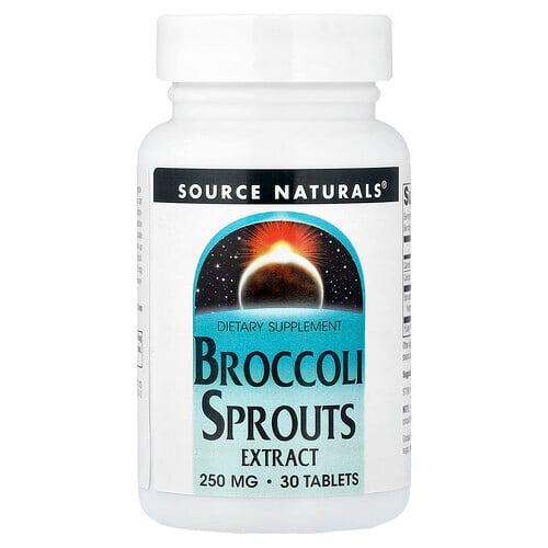 소스 네츄럴 Source Naturals, 브로콜리 새싹 추출물, 30정 상품 이미지