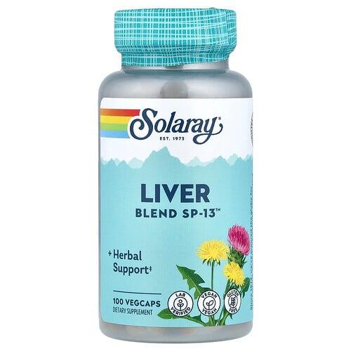 소라레이 Solaray, Liver Blend SP-13™, 베지 캡슐 100정
