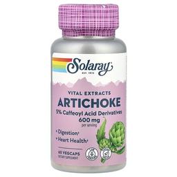 소라레이 Solaray, 아티초크, 600mg, 베지 캡슐 60정(캡슐 1정당 300mg)