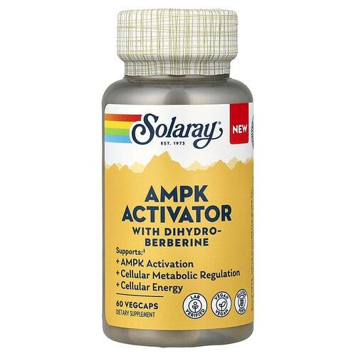 소라레이 Solaray, AMPK Activator, 디하이드로베르베린 함유, 베지 캡슐 60정