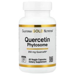 캘리포니아 골드 뉴트리션 California Gold Nutrition, Quercetin Phytosome Quercefit®, 250mg, 베지 캡슐 60정