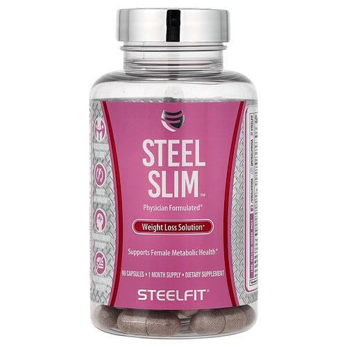 스틸핏 SteelFit, 스틸 슬림™, 체중 감량 솔루션, 캡슐 90정