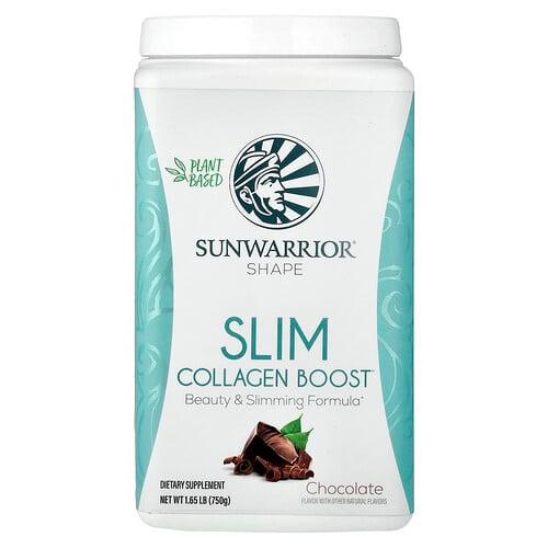 썬워리어 Sunwarrior, 쉐이프, 슬림 콜라겐 부스트, 초콜릿 맛, 750g(1.65lb) 상품 이미지