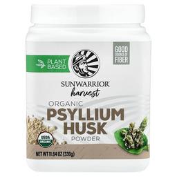 썬워리어 Sunwarrior, Harvest, 유기농 차전자피 분말, 330g(11.64oz)