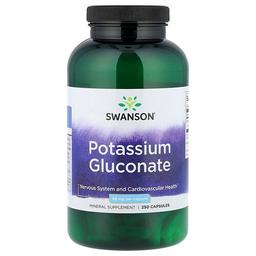 스완슨 비타민 Swanson Vitamins, 포타슘글루코네이트, 99mg, 캡슐 250정