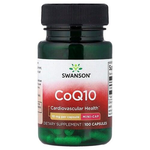 스완슨 비타민 Swanson Vitamins, CoQ10, 10mg, 캡슐 100정