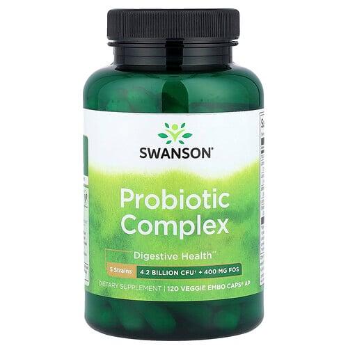 스완슨 비타민 Swanson Vitamins, 프로바이오틱 복합체, Veggie EMBO® 캡슐 120정(AP) 상품 이미지