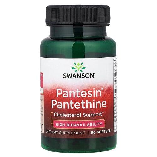 스완슨 비타민 Swanson Vitamins, Pantesin® 판테틴, 소프트젤 60정(소프트젤당 300mg)
