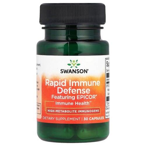 스완슨 비타민 Swanson Vitamins, 빠른 면역 기능 강화 효과, 캡슐 30정(캡슐 1정당 500mg)