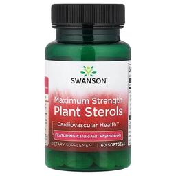 스완슨 비타민 Swanson Vitamins, 식물성 스테롤, 맥시멈 강도, 소프트젤 60정