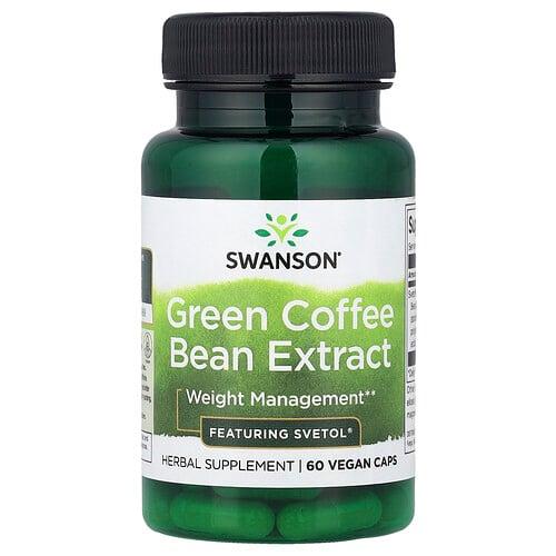 스완슨 비타민 Swanson Vitamins, 그린 커피콩 추출물, 베지 캡슐 60정(1정당 200mg)