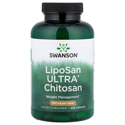 스완슨 비타민 Swanson Vitamins, LipoSan Ultra® 키토산, 240정(1정당 500mg)
