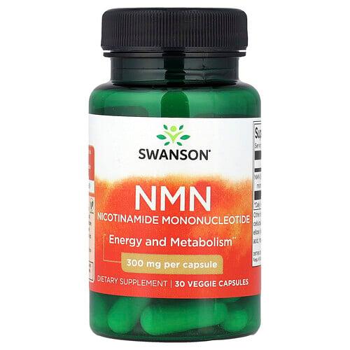 스완슨 비타민 Swanson Vitamins, NMN, 300mg, 베지 캡슐 30정