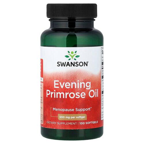 스완슨 비타민 Swanson Vitamins, 달맞이꽃 오일, 500mg, 소프트젤 100정