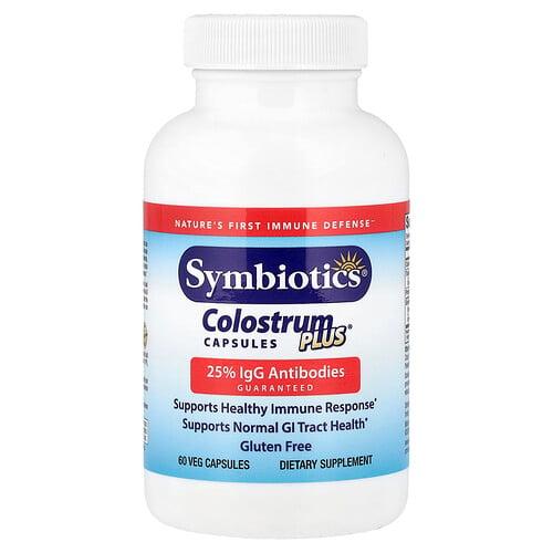 심바이오틱스 Symbiotics, 콜로스트럼 플러스®, 베지 캡슐 60정