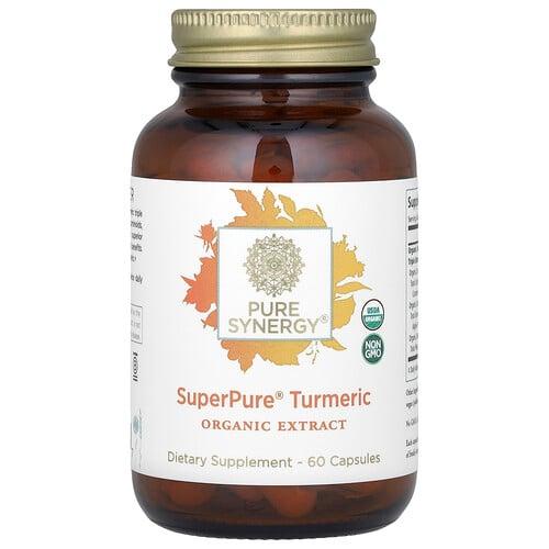퓨어 시너지 Pure Synergy, SuperPure 강황 추출물, 캡슐 60정