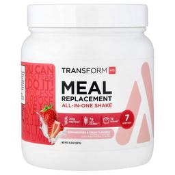 트랜스폼HQ TransformHQ, 식사 대용, 올인원 셰이크, 딸기 & 크림, 287g(10.3oz)