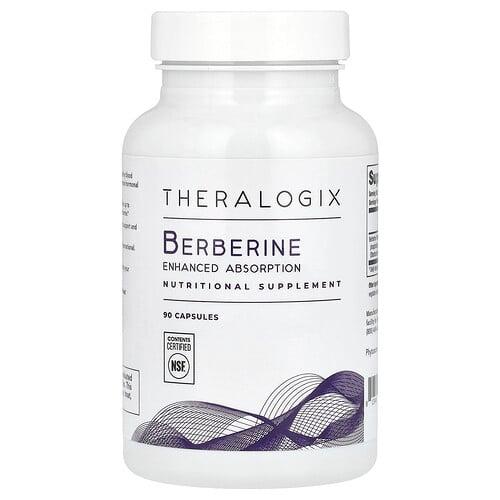 테라로직 Theralogix, 베르베린, 흡수력 강화, 캡슐 90정(캡슐 1정당 550mg)